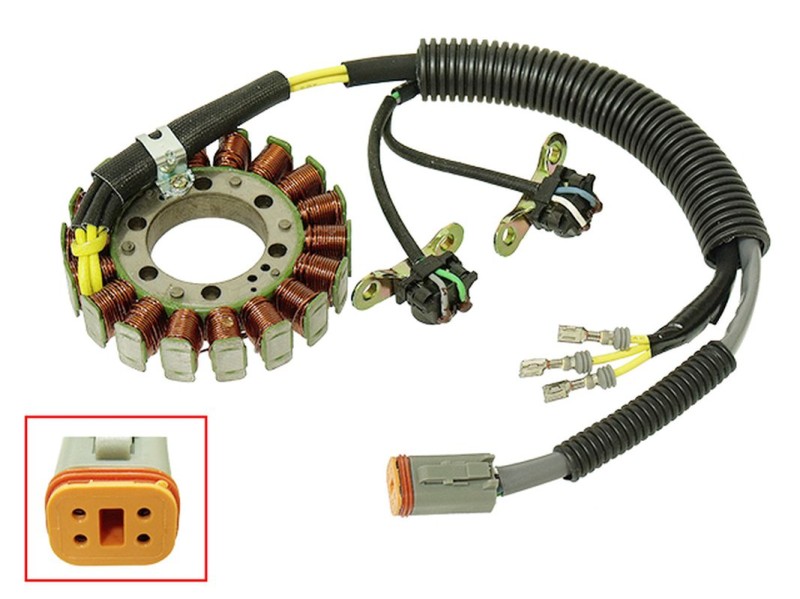 SPI SNOW UZWOJENIE ALTERNATORA STATOR SKI-DOO MXZ 600 '10-'20, MXZ 600 / 800 '08-'09, SUMMIT 600 '10-'20, SUMMIT X 800 '08-'10, RAVE 600 '08-'10 (OEM: 420685635) (SKUTER ŚNIEŻNY) (1)