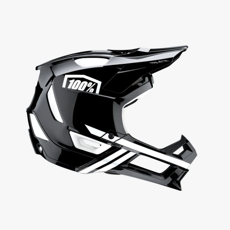100 PROCENT MTB KASK ROWEROWY TRAJECTA BLACK/WHITE KOLOR CZARNY/BIAŁY ROZMIAR S (52-56 CM)