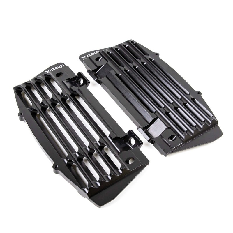 X-GRIP OSŁONY CHŁODNICY (KOMPLET) AIR FORCE GASGAS '21-'24, HUSQVARNA '17-'24, KTM '17-'24 KOLOR CZARNY (PATRZ OPIS TOWARU) (1)