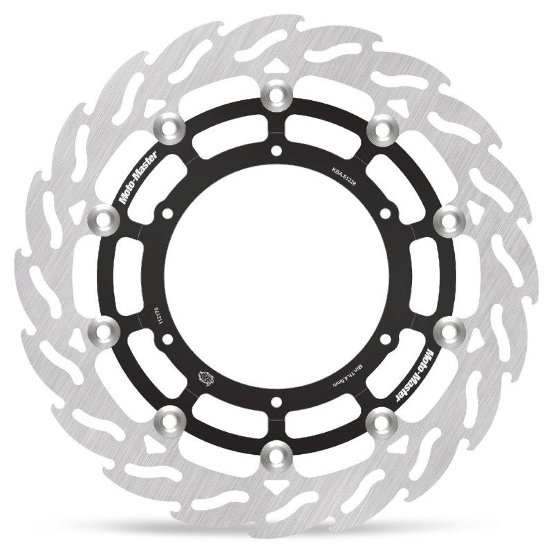 MOTO-MASTER PROMOCJA TARCZA HAMULCOWA PŁYWAJĄCA FLAME PRZÓD 320MM Z ALUMINIOWYM ŚRODKIEM (LEWA) HUSQVARNA,KTM (PATRZ OPIS DODATKOWY) (1)