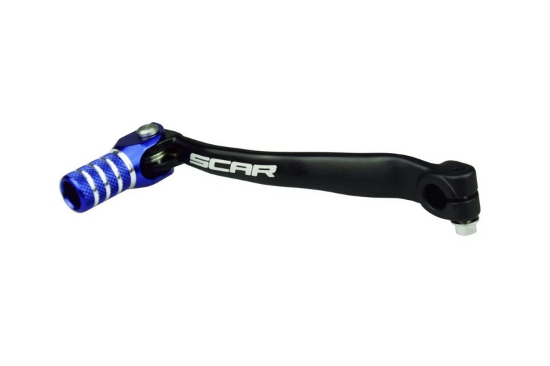 SCAR RACING DŹWIGNIA ZMIANY BIEGÓW YAMAHA YZ 65 '18-'25, YZ 85 '99-'25 KOLOR CZARNY/NIEBIESKI