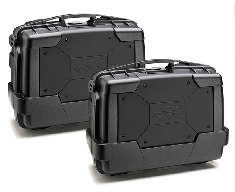 KAPPA KUFRY BOCZNE 33L MONOKEY KGR33N GARDA BLACK LINE LITE (PARA = 2SZT) + DODATKOWY ZAMEK
