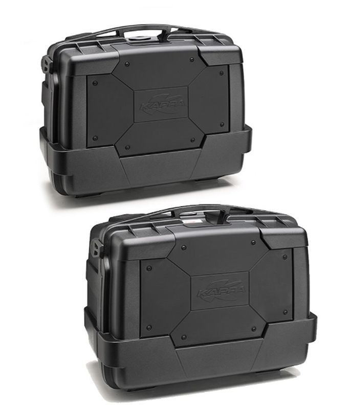 KAPPA KUFRY BOCZNE 46L MONOKEY KGR46 GARDA BLACK LINE LITE (PARA = 2SZT) + DODATKOWY ZAMEK - ZASTĘPUJE KGR46NPACK2