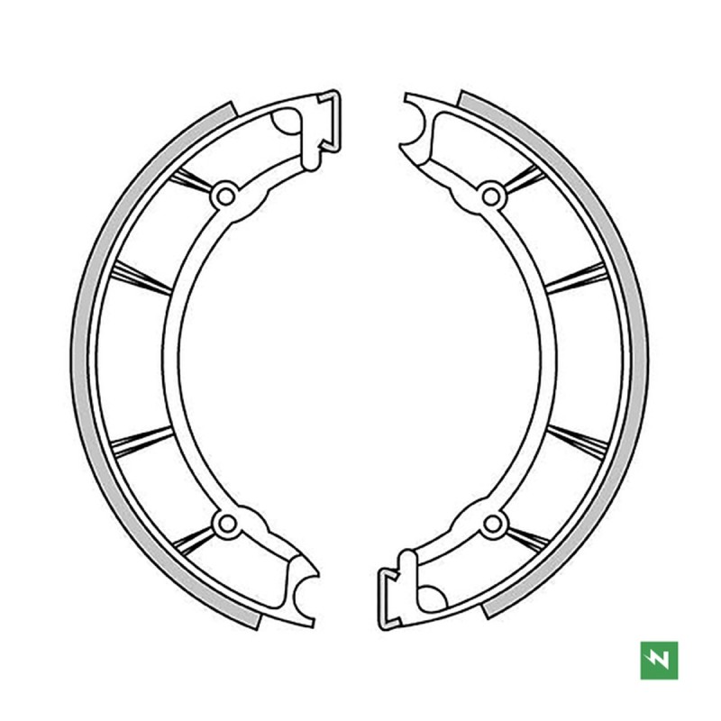 NEWFREN SZCZĘKI HAMULCOWE PRZÓD MOTO GUZZI V 7 700 '67-'76 (220X40MM) (1)