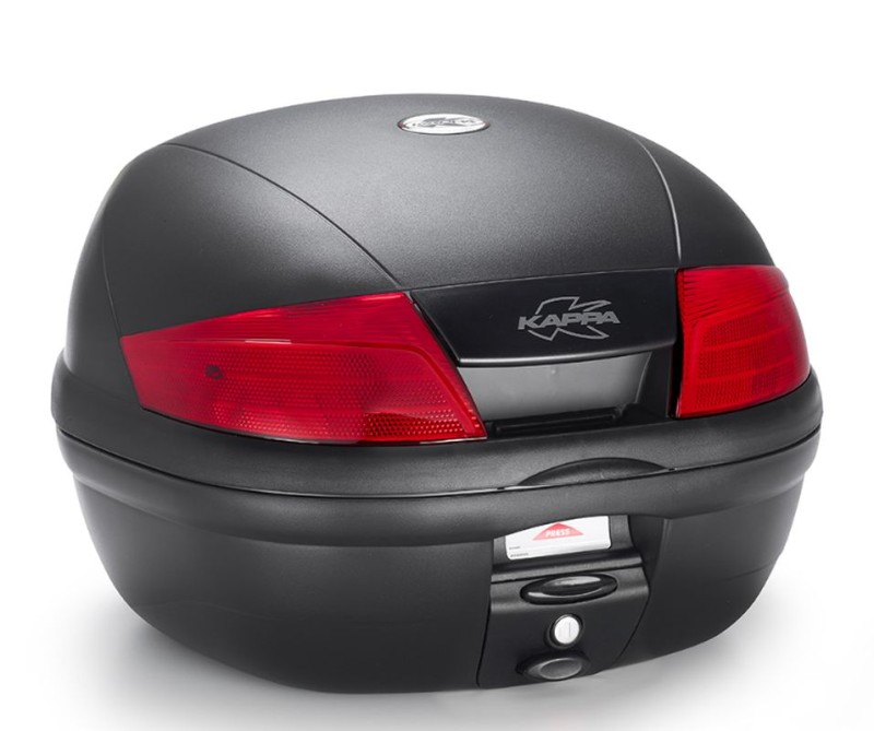 KAPPA KUFER CENTRALNY 35L MONOLOCK K35N2 ACTION Z CZERWONYMI ODBLASKAMI ( ZAWIERA PŁYTĘ ) - ZASTĘPUJE K35N