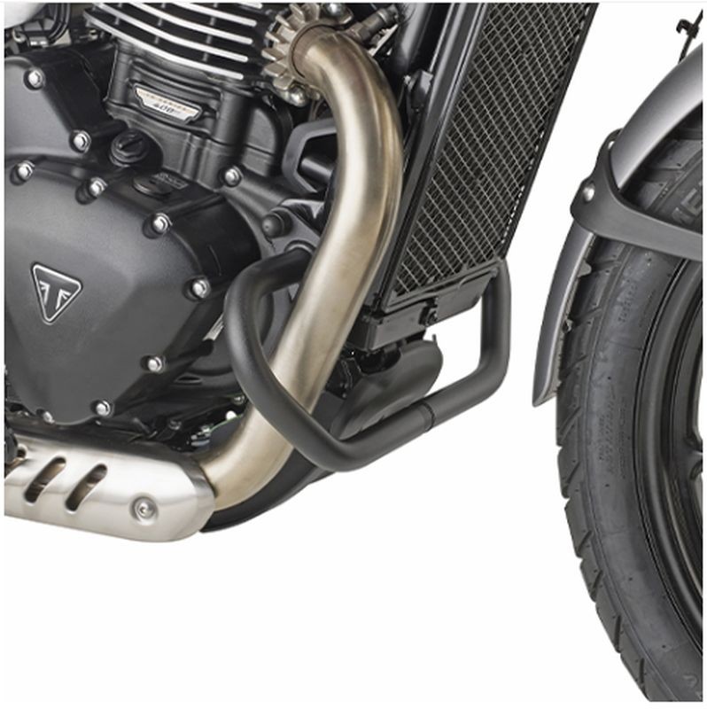 KAPPA GMOLE OSŁONY SILNIKA TRIUMPH SCRAMBLER 400 X '24-, SPEED 400 '24-, CZARNE