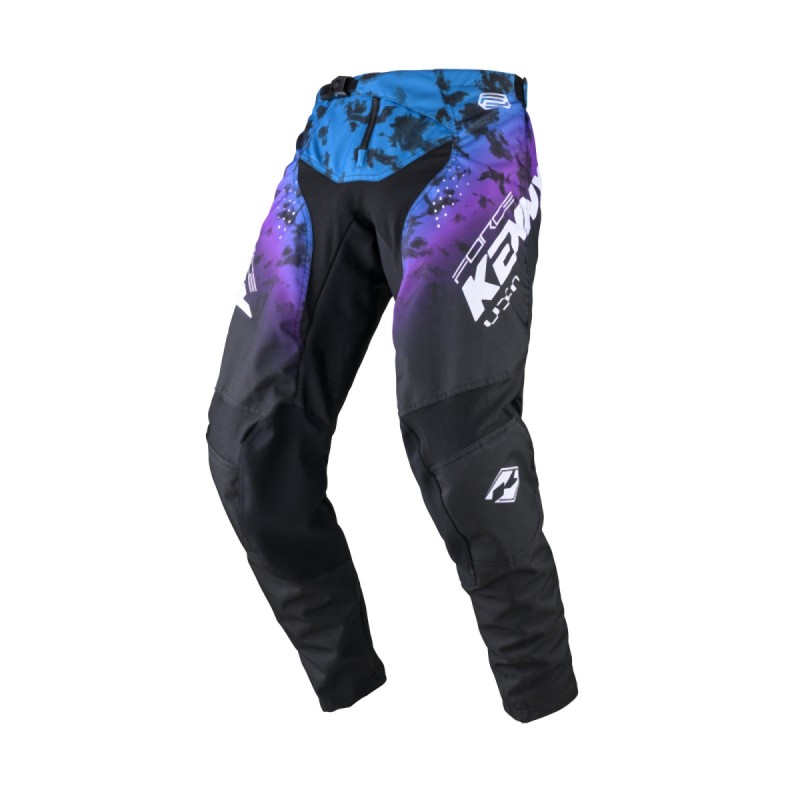 KENNY RACING WYPRZEDAŻ SPODNIE CROSS/ENDURO MODEL FORCE DYE PURPLE KOLOR NIEBIESKI/FIOLETOWY/CZARNY ROZMIAR 30