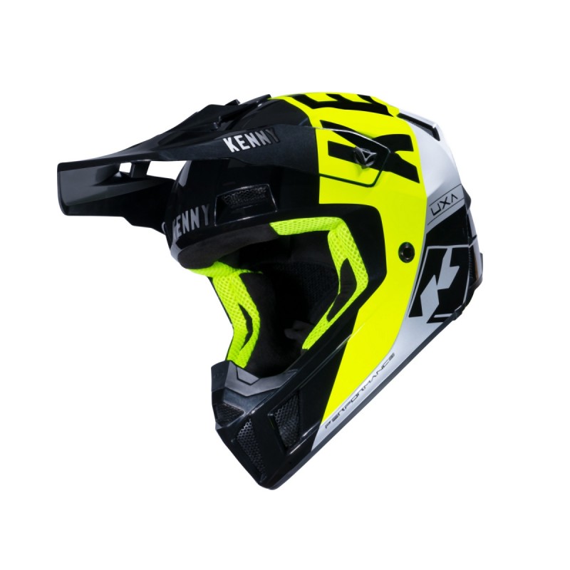 KENNY RACING WYPRZEDAŻ KASK CROSS/ENDURO MODEL PERFORMANCE MIPS BLACK/NEON YELLOW/SILVER KOLOR CZARNY/ŻÓŁTY/SREBRNY ROZMIAR S ( 55 - 56 CM )