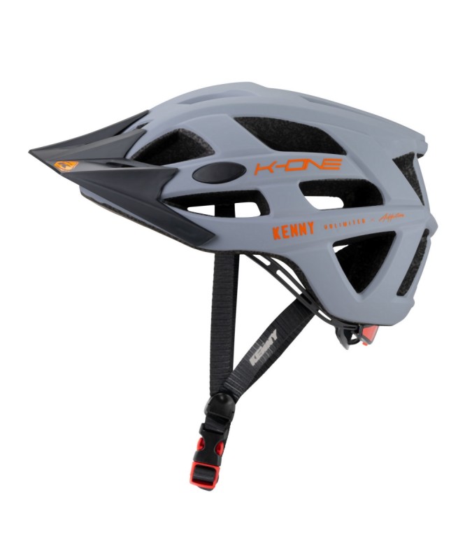 KENNY RACING KASK ROWEROWY MTB MODEL K-ONE GREY/ORANGE KOLOR SZARY/POMARAŃCZOWY ROZMIAR S/M (1)