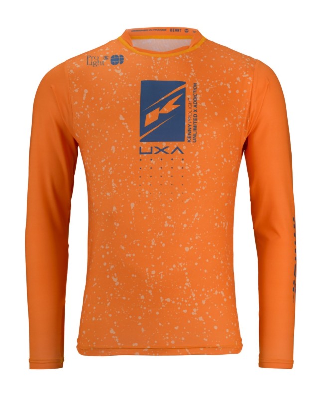 KENNY RACING KOSZULKA ROWEROWA MTB MODEL PROLIGHT MANDARINE/BLUE KOLOR NIEBIESKI/POMARAŃCZOWY ROZMIAR L (1)