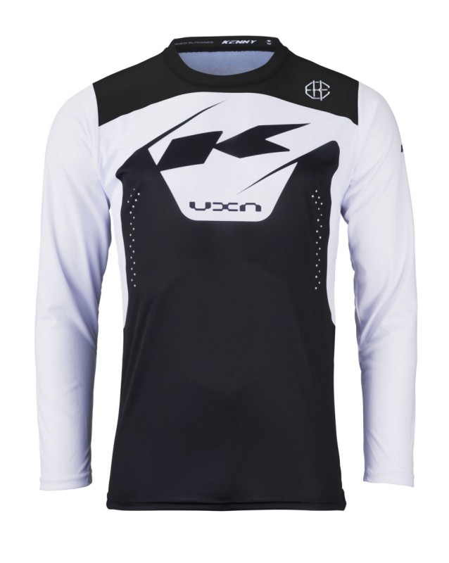 KENNY RACING KOSZULKA ROWEROWA MTB MODEL ELITE BLACK KOLOR BIAŁY/CZARNY ROZMIAR XL (1)