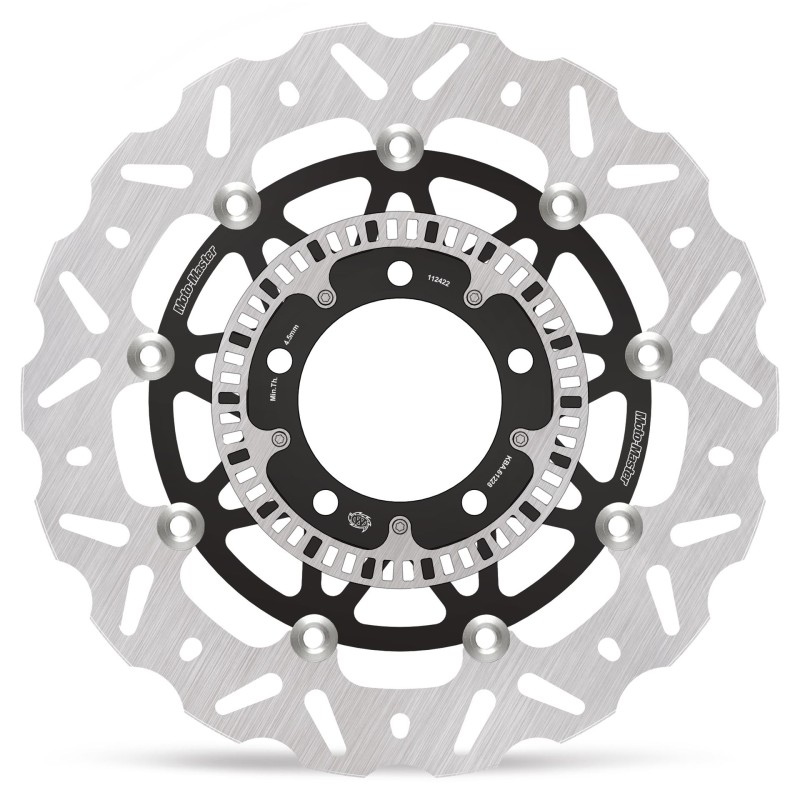 MOTO-MASTER TARCZA HAMULCOWA PŁYWAJĄCA PRZÓD NITRO ROAD Z PIERŚCIENIEM ABS (ALUMINIOWY ŚRODEK) KAWASAKI VERSYS 650 (ABS) '21-, VULCAN 650 S '22- (300X80,7X5) (1)