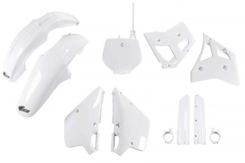 UFO KOMPLET PLASTIKÓW (FULL KIT) Z OSŁONAMI TELESKOPÓW (AMORTYZATORÓW) YAMAHA YZ 250 '92 KOLOR OEM (BIAŁY) (YA291E999)