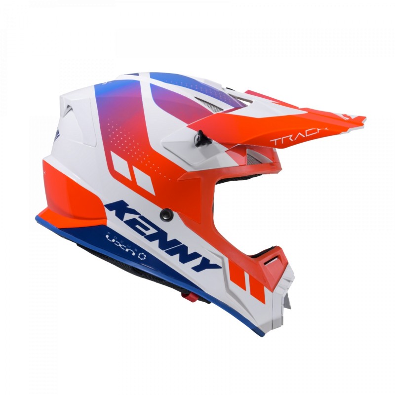 KENNY RACING KASK CROSS/ENDURO MODEL TRACK GRAPHIC PATRIOT KOLOR BIAŁY/NIEBIESKI/CZERWONY ROZMIAR S ( 55 - 56 CM ) (1)