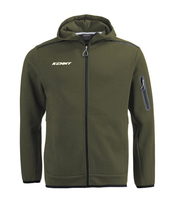 KENNY RACING BLUZA Z KAPTUREM MODEL CORE KAKI KOLOR ZIELONY ROZMIAR M