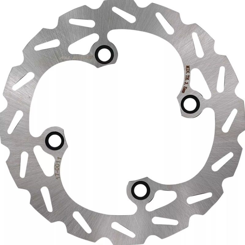 ALL BALLS TARCZA HAMULCOWA TYŁ ARCTIC CAT 400 DVX '04-'08, HONDA TRX 400 EX/X '99-'14, XL 125V VARADERO '01-'13, XR 400 '95-'05, CBR 125 R '03-'17, CRF 230 '07-'12, KAWASAKI KFX 400 '03-'06, SUZUKI LT-Z 400 '03-'14 (220X105X4MM) (4X10,5MM) (1)