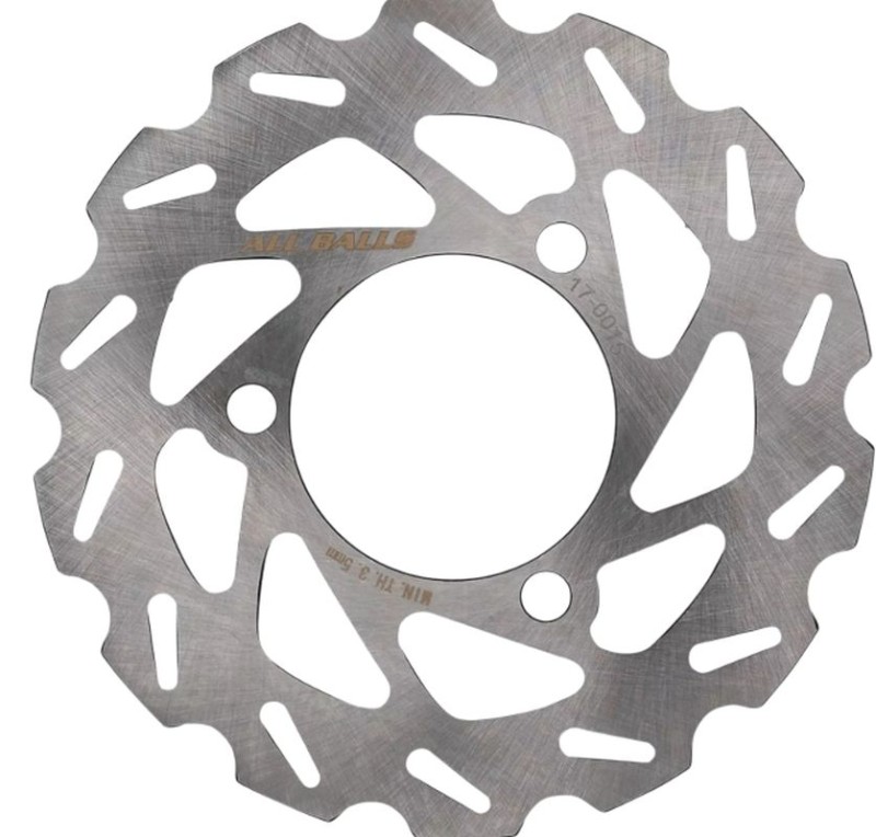 ALL BALLS 2024/09 TARCZA HAMULCOWA TYŁ HONDA TRX 450 ER '06-'14, TRX 450 R '04-'09 (190X72X4MM) (3X10,5MM)