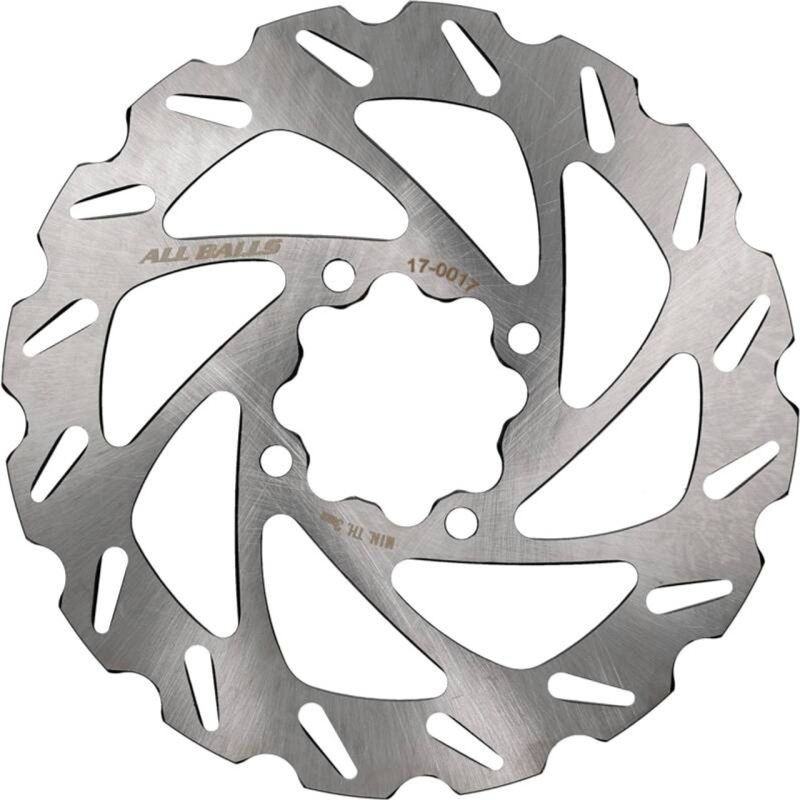 ALL BALLS TARCZA HAMULCOWA TYŁ YAMAHA YFM350 WARRIOR 88-89, YFM350 WOLVERINE 95-05, YFM450 KODIAK 03-04, YFM450 WOLVERINE 450 4X4 '06-'10, YFM660R RAPTOR 01-05, YFS200 BLASTER 88-06, YFZ350 BANSHEE 87-06 (220X58X3,5MM) (4X8,5MM)