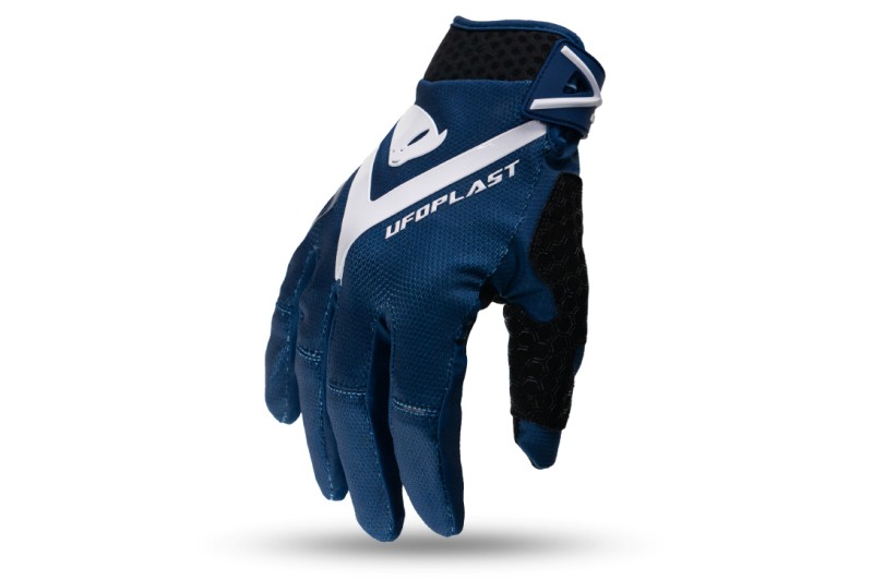 UFO 2024/09 RĘKAWICE HAYES CROSS KOLOR NIEBIESKI (NAVY BLUE) / BIAŁY ROZMIAR S - KOLEKCJA 2025