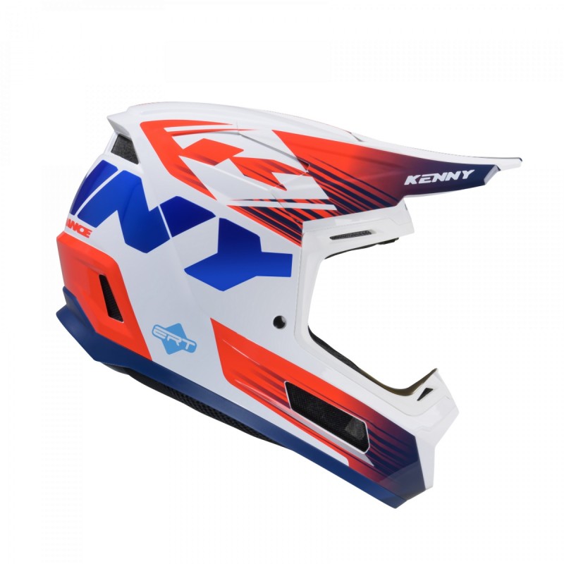 KENNY RACING KASK CROSS/ENDURO MODEL PERFORMANCE ERT GRAPHIC PATRIOT KOLOR BIAŁY/CZERWONY/NIEBIESKI ROZMIAR XS ( 53 - 54 CM )