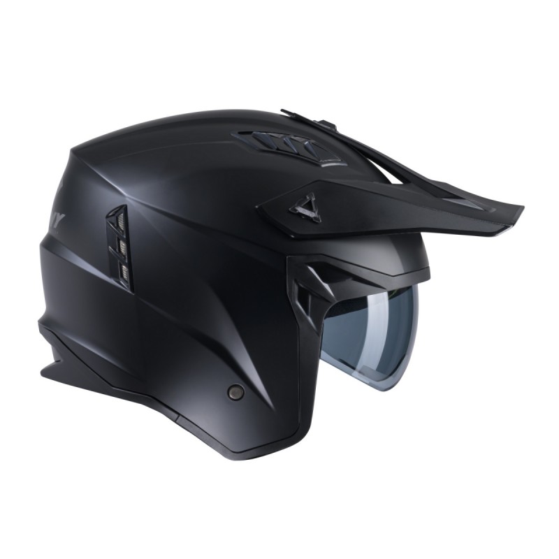 KENNY RACING KASK OTWARTY JET MODEL MILES SOLID MATT BLACK KOLOR CZARNY ROZMIAR XL ( 61 - 62 CM )