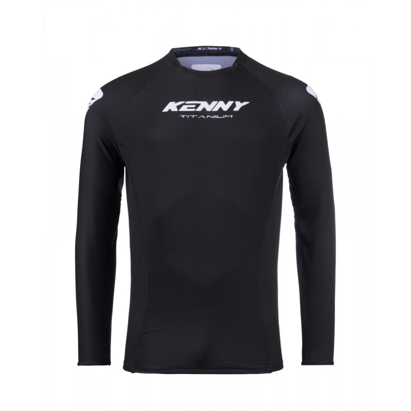 KENNY RACING KOSZULKA CROSS/ENDURO MODEL TITANIUM BLACK KOLOR CZARNY/BIAŁY ROZMIAR XXL