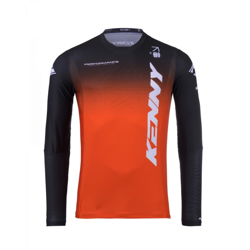 KENNY RACING KOSZULKA CROSS/ENDURO MODEL PERFORMANCE GRADIENT ORANGE KOLOR POMARAŃCZOWY/CZARNY/BIAŁY ROZMIAR L