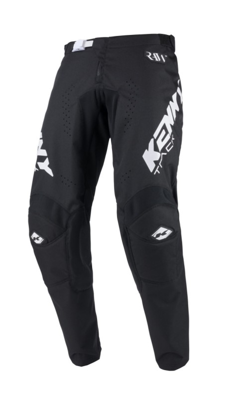 KENNY RACING SPODNIE CROSS/ENDURO MODEL TRACK RAW BLACK KOLOR CZARNY/BIAŁY ROZMIAR 32