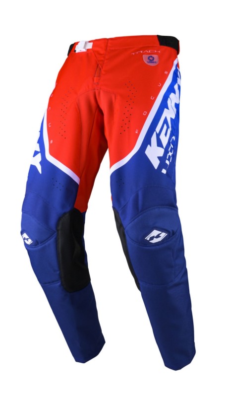 KENNY RACING SPODNIE CROSS/ENDURO MODEL TRACK FOCUS KID/JUNIOR PATRIOT KOLOR NIEBIESKI/CZERWONY/BIAŁY ROZMIAR 20
