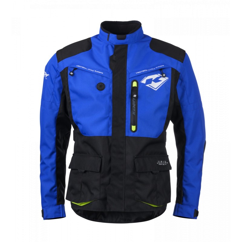 KENNY RACING KURTKA ADVENTURE/ENDURO MODEL TITANIUM NAVY/NEON YELLOW KOLOR NIEBIESKI/CZARNY ROZMIAR XXL (1)