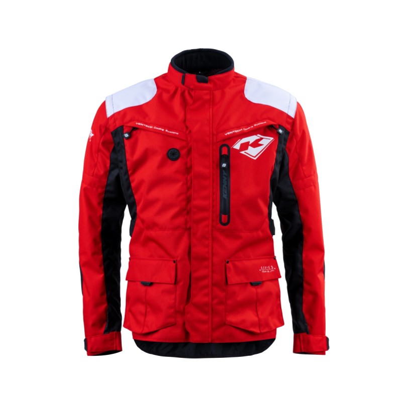 KENNY RACING KURTKA ADVENTURE/ENDURO MODEL TITANIUM RED KOLOR CZERWONY/BIAŁY/CZARNY ROZMIAR XXXL