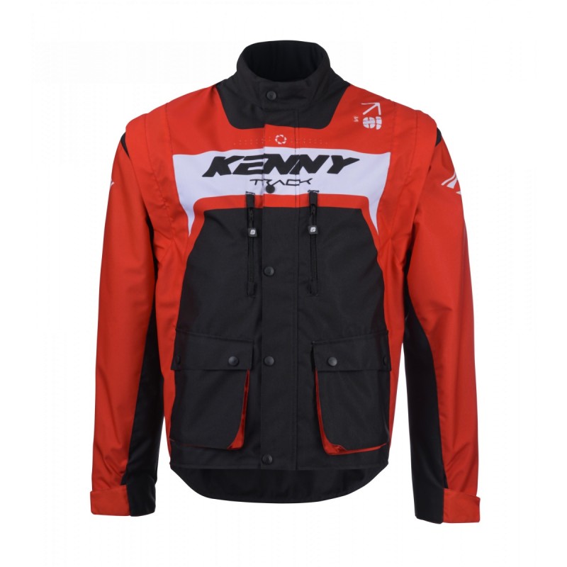 KENNY RACING KURTKA ADVENTURE/ENDURO MODEL TRACK RED KOLOR CZARNY/CZERWONY/BIAŁY ROZMIAR XXXL