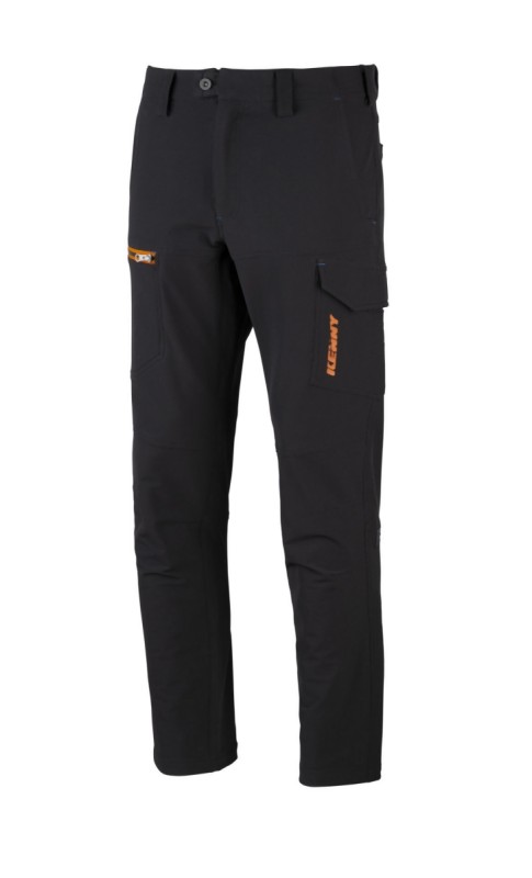 KENNY RACING SPODNIE MODEL MEGA BLACK/ORANGE KOLOR CZARNY/POMARAŃCZOWY ROZMIAR 32