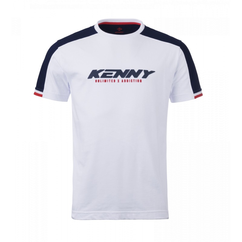 KENNY RACING KOSZULKA T-SHIRT MODEL DREAM KOLOR BIAŁY/NIEBIESKI ROZMIAR XXXL