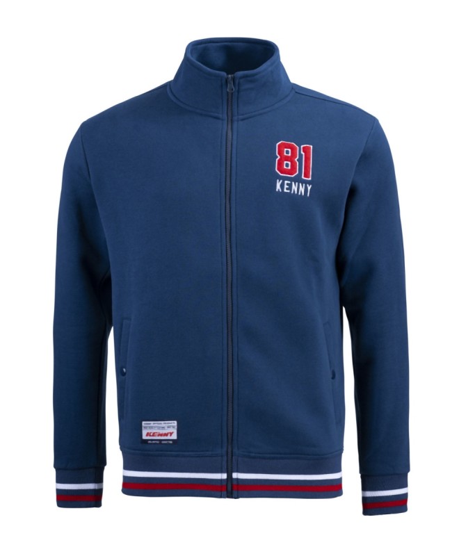 KENNY RACING BLUZA MODEL ACADEMY CARDIGAN KOLOR NIEBIESKI ROZMIAR S