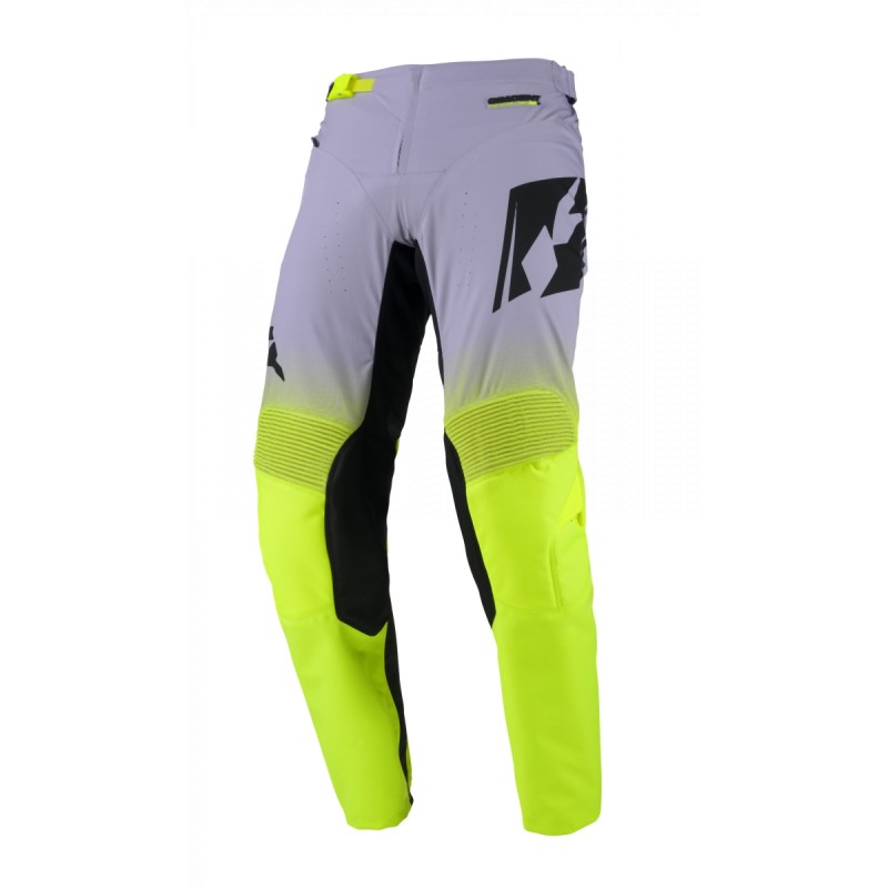 KENNY RACING SPODNIE CROSS/ENDURO MODEL PERFORMANCE GRADIENT GREY/NEON YELLOW KOLOR SZARY/ŻÓŁTY FLUO/CZARNY ROZMIAR 36