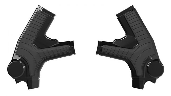 RACETECH (RTECH) 2025/03 OSŁONY RAMY (KOMPLET) BI-MATERIAL SUPER GRIP SURRON ULTRA BEE ELECTRIC '23-25 KOLOR CZARNY