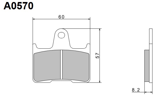 NISSIN 2024/10 KLOCKI HAMULCOWE KH254 PREMIUM SEMI-METALLIC (SPIEK METALICZNY) (ECE R90) (MADE IN JAPAN) (2P-264NS) (1)