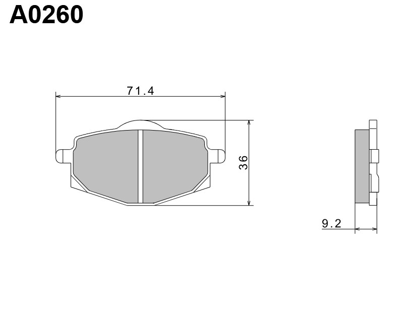 NISSIN 2024/10 KLOCKI HAMULCOWE KH101 PREMIUM SEMI-METALLIC (SPIEK METALICZNY) (ECE R90) (MADE IN JAPAN) (2P-229NS)