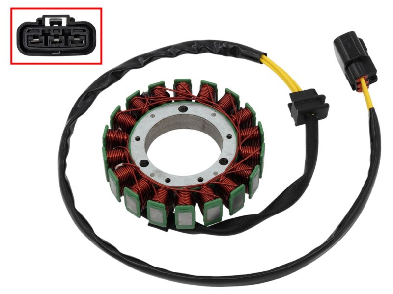 BRONCO 2024/10 UZWOJENIE ALTERNATORA STATOR CF MOTO CFORCE 800 X8 '13-'15, UFORCE 800 '13-'15 (OEM: 0800-032000) (AC-01499)