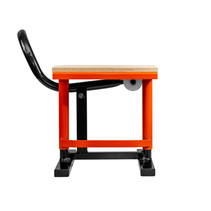 PROMX PRO WOOD STOJAK/PODNOŚNIK/PODSTAWKA POD MOTOCYKL CROSS WYKOŃCZENIE DREWNO KOLOR POMARAŃCZOWY (SZCZEGÓŁY - PATRZ OPIS DODATKOWY) (1)