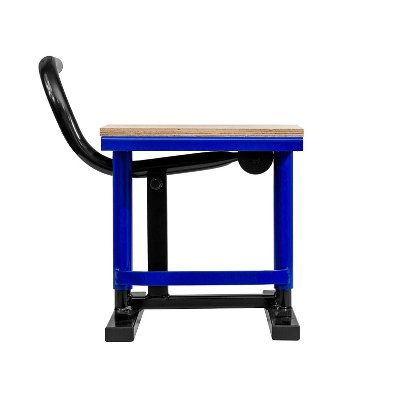 PROMX PRO WOOD STOJAK/PODNOŚNIK/PODSTAWKA POD MOTOCYKL CROSS WYKOŃCZENIE DREWNO KOLOR NIEBIESKI (SZCZEGÓŁY - PATRZ OPIS DODATKOWY) (1)