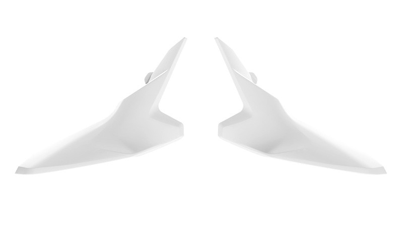 RACETECH (RTECH) 2024/12 BOCZKI TYLNE KTM SX 65 '24-'25 KOLOR BIAŁY (1)