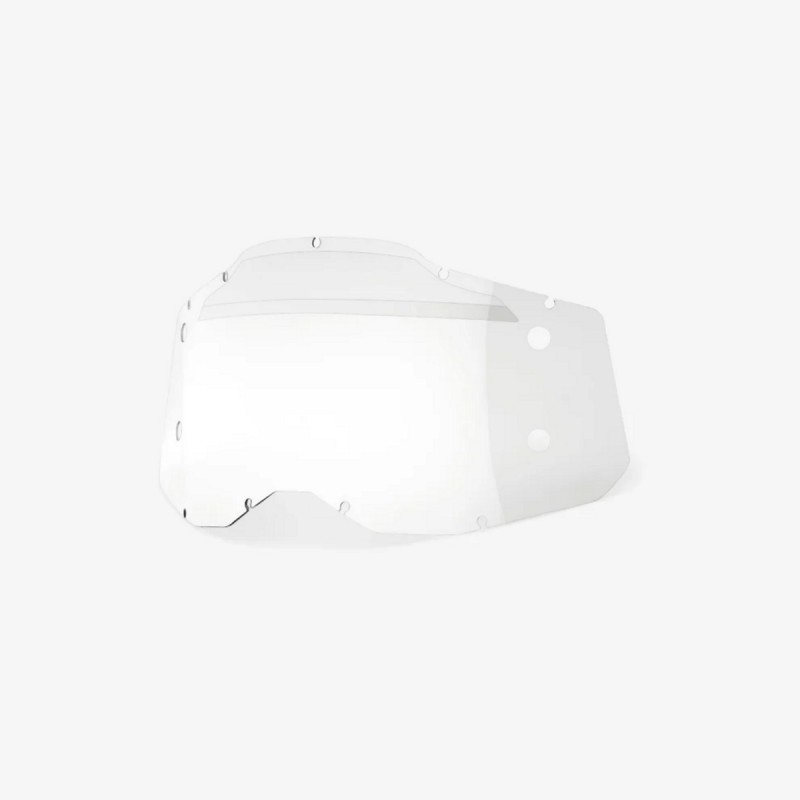 100 PROCENT AC2/ST2 FORECAST YOUTH REPLACEMENT LENS - CLEAR - SZYBA/SZYBKA DO FORECAST ROLL - OFF GOGLI POJEDYŃCZA ACCURI 2/STRATA 2 YOUTH DZIECIĘCE KOLOR PRZEŹROCZYSTY