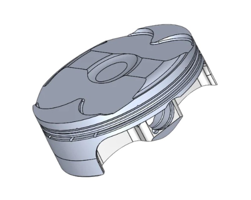 WOSSNER TŁOK (4T) KTM SX-F / EXC-F / XC-F 350 '23-'25, GAS GAS MC / EX / ES 350 F '24-'25, HUSQVARNA FC / FX / FE 350 '23-'25 (STD. + 0,02MM = 87,97MM) (15.5:1 CR) (1)