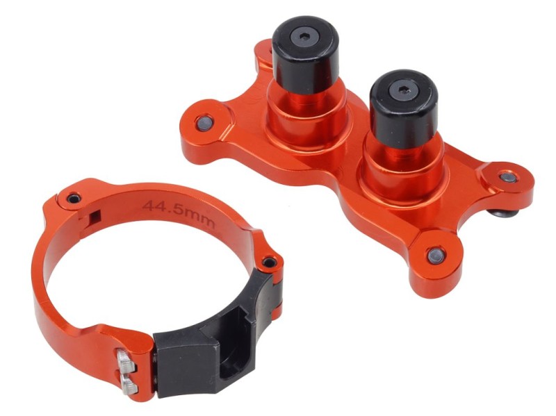 PSYCHIC BLOKADA AMORTYZATORÓW DO STARTU (LAUNCH CONTROL) KTM SX 50 / 65 '21-'23, HUSQVARNA TC 50 / 65 '21-'23, GAS GAS MC 50 / 65 '21-'23 KOLOR POMARAŃCZOWY (1)