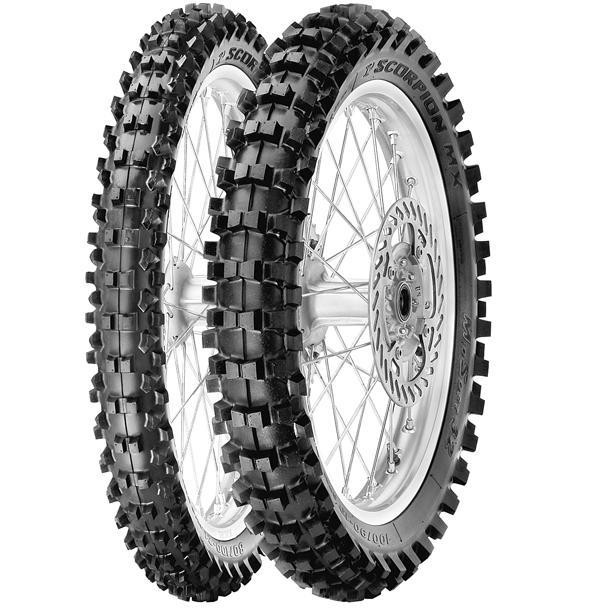 PIRELLI OPONA 90/100-14 SCORPION MX32 MID SOFT NHS 49M TT TYŁ DOT 34/2024