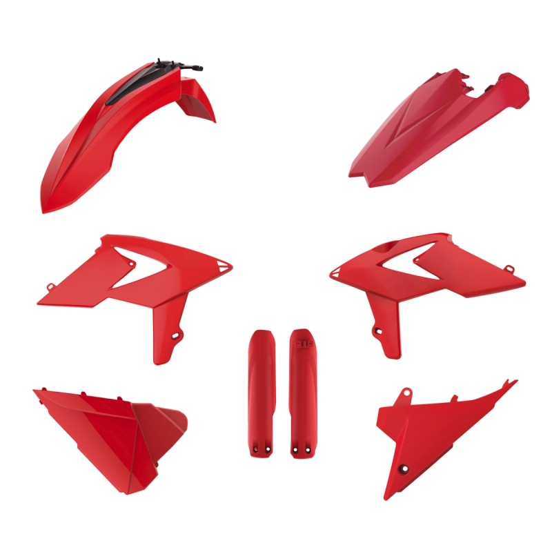 POLISPORT KOMPLET PLASTIKÓW (FULL KIT) BETA 2T/4T '18-'19 W ZESTAWIE OSŁONY AMORTYZATORÓW (8398700001) KOLOR CZERWONY