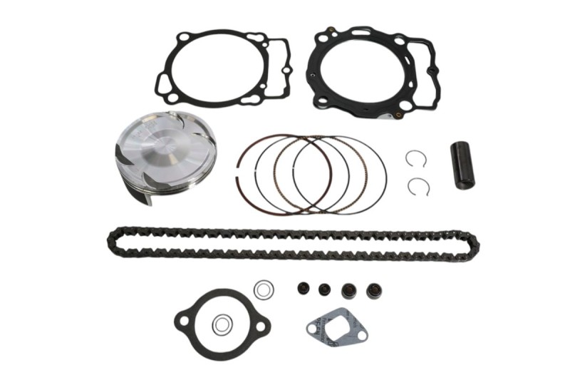 VERTEX 2025/02 ZESTAW NAPRAWCZY GÓRY SILNIKA KTM EXC 500 '20-'23, HUSQVARNA FE 501 '20-'23 (STD. + 0.01MM = 94.96MM) (11.8:1) (TŁOK, USZCZELKI TOP-END, ŁAŃCUSZEK ROZRZĄDU)