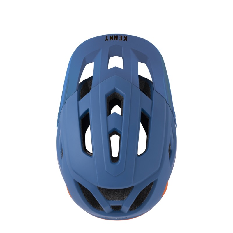 KENNY RACING KASK ROWEROWY MTB SCRAMBLER KID/JUNIOR/DZIECIĘCY BLUE/ORANGE KOLOR NIEBIESKI/POMARAŃCZOWY ROZMIAR XS (50-54 CM) (1)